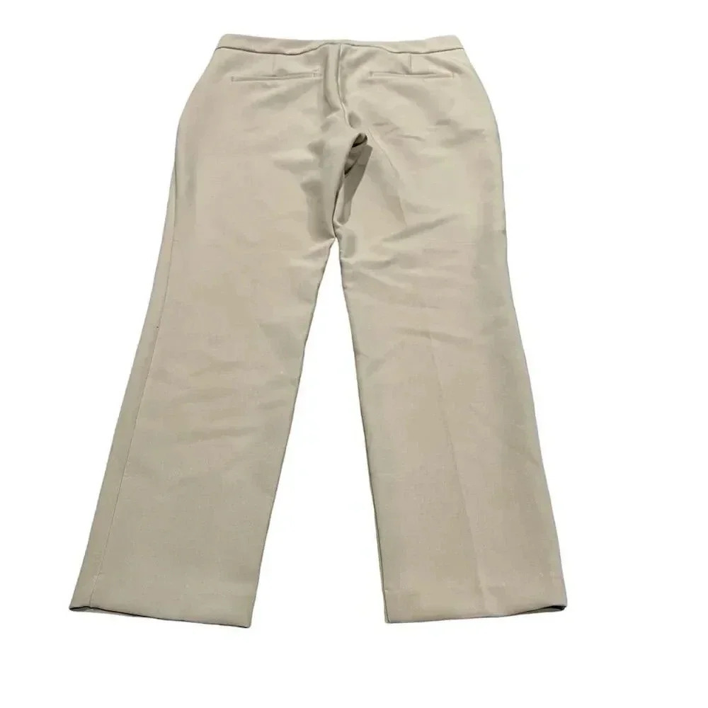 Zara Women's‎ Beige Chino Pants Size 6 Straight Leg Classic Fit